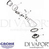 Grohe Movario 100 Five Head Shower 5 Sprays Spare Parts